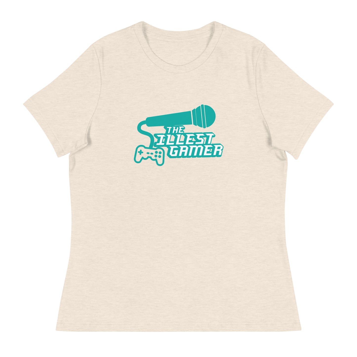 Women's Aqua Logo T-Shirt