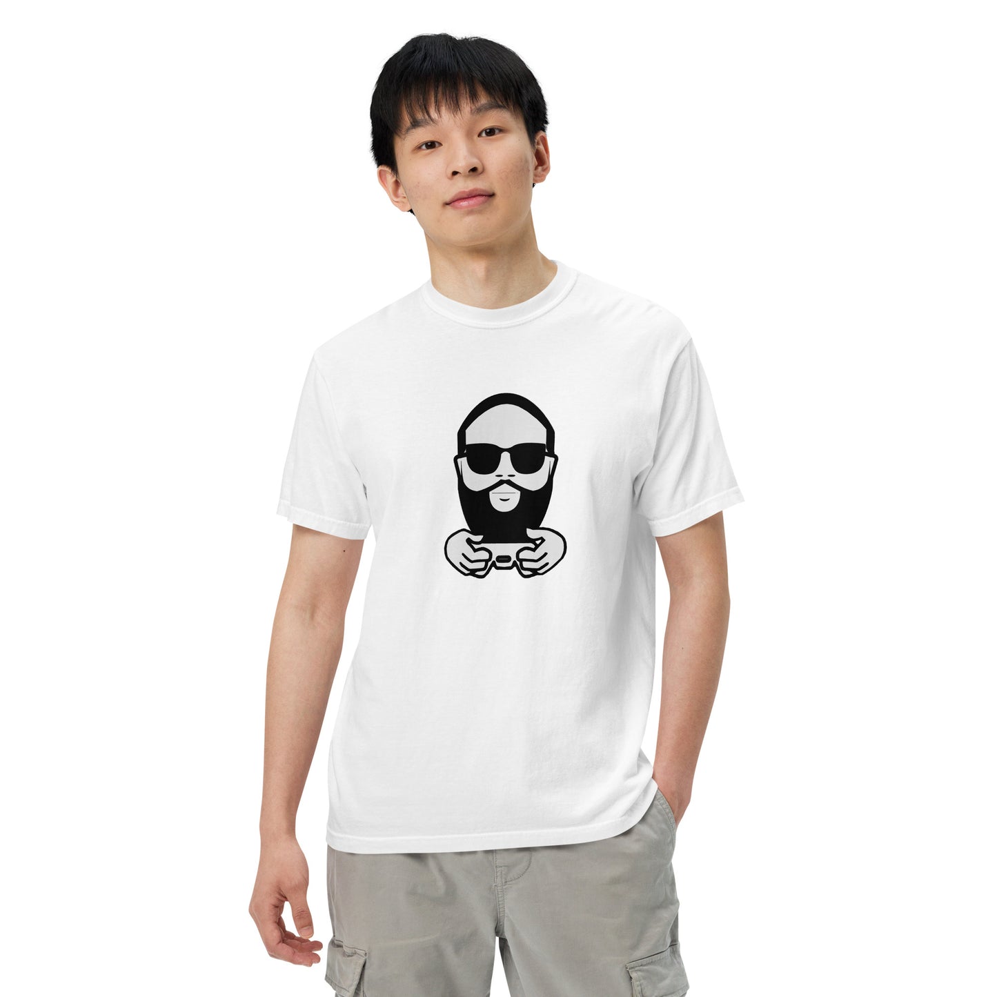 Big Head Interracial Logo Tee