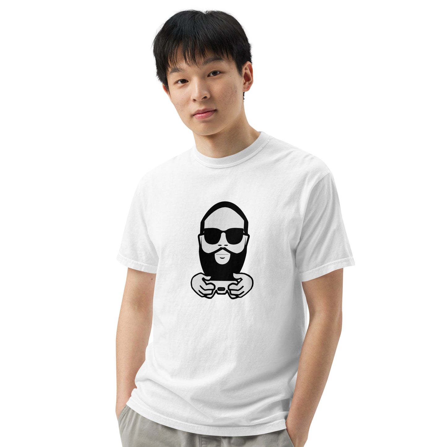 Big Head Interracial Logo Tee