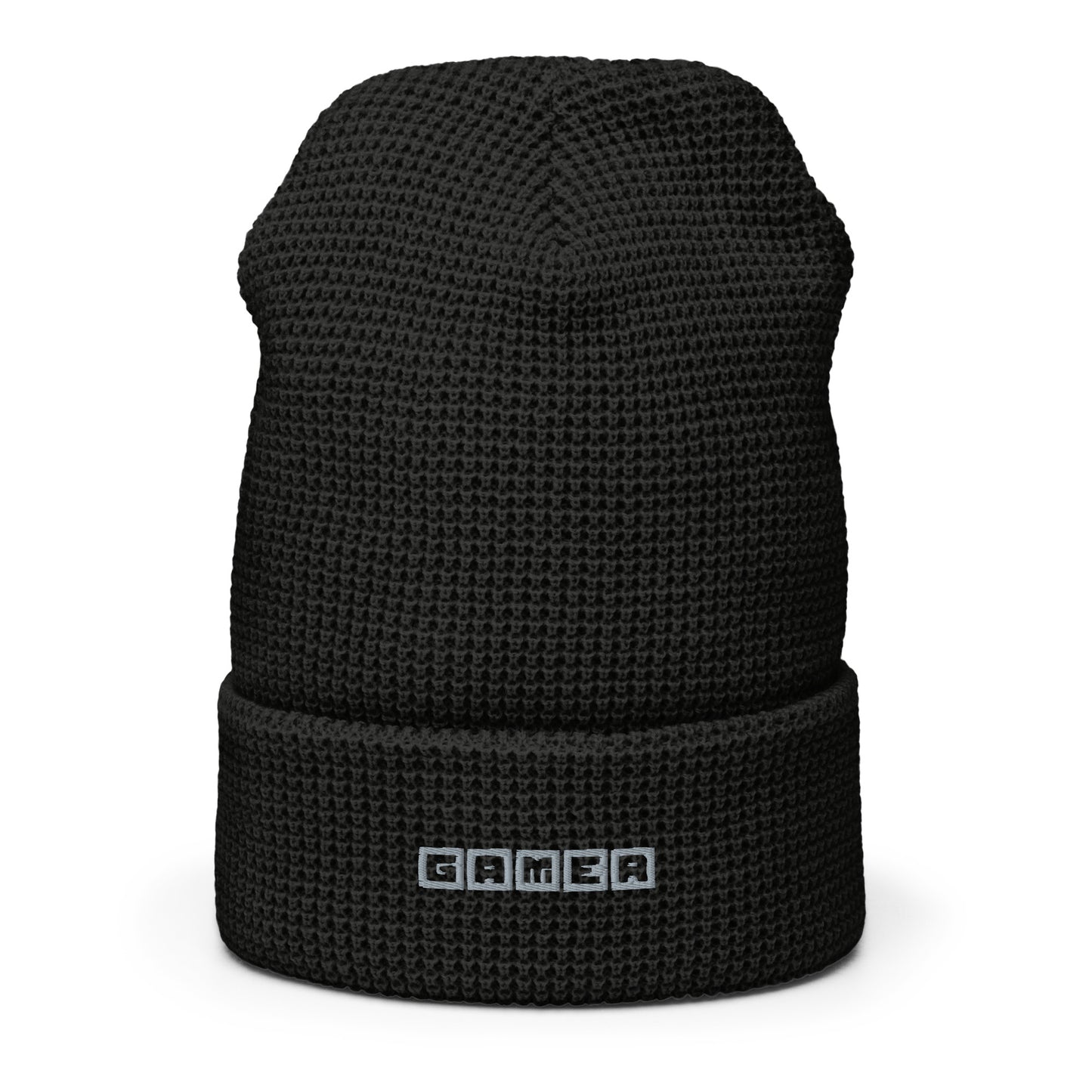 Silver Font GaMeR Waffle beanie