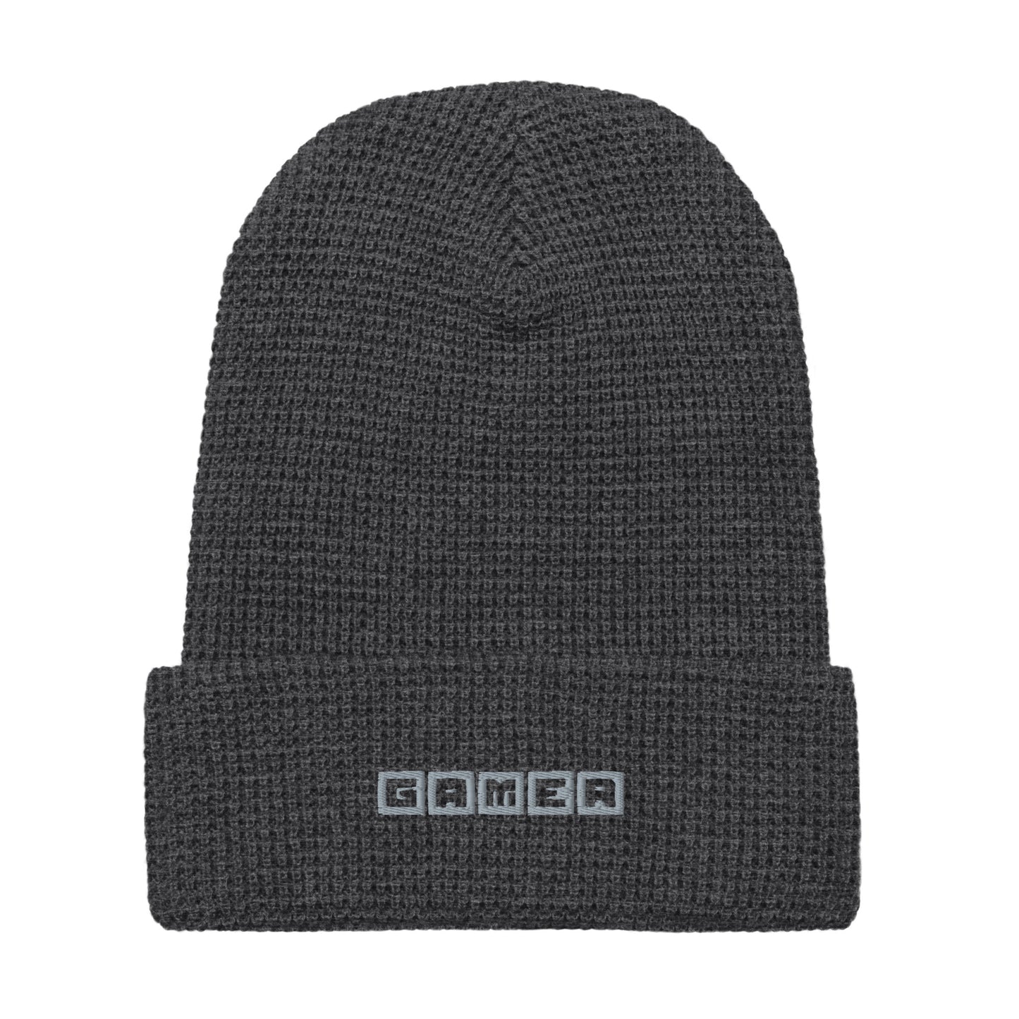 Silver Font GaMeR Waffle beanie