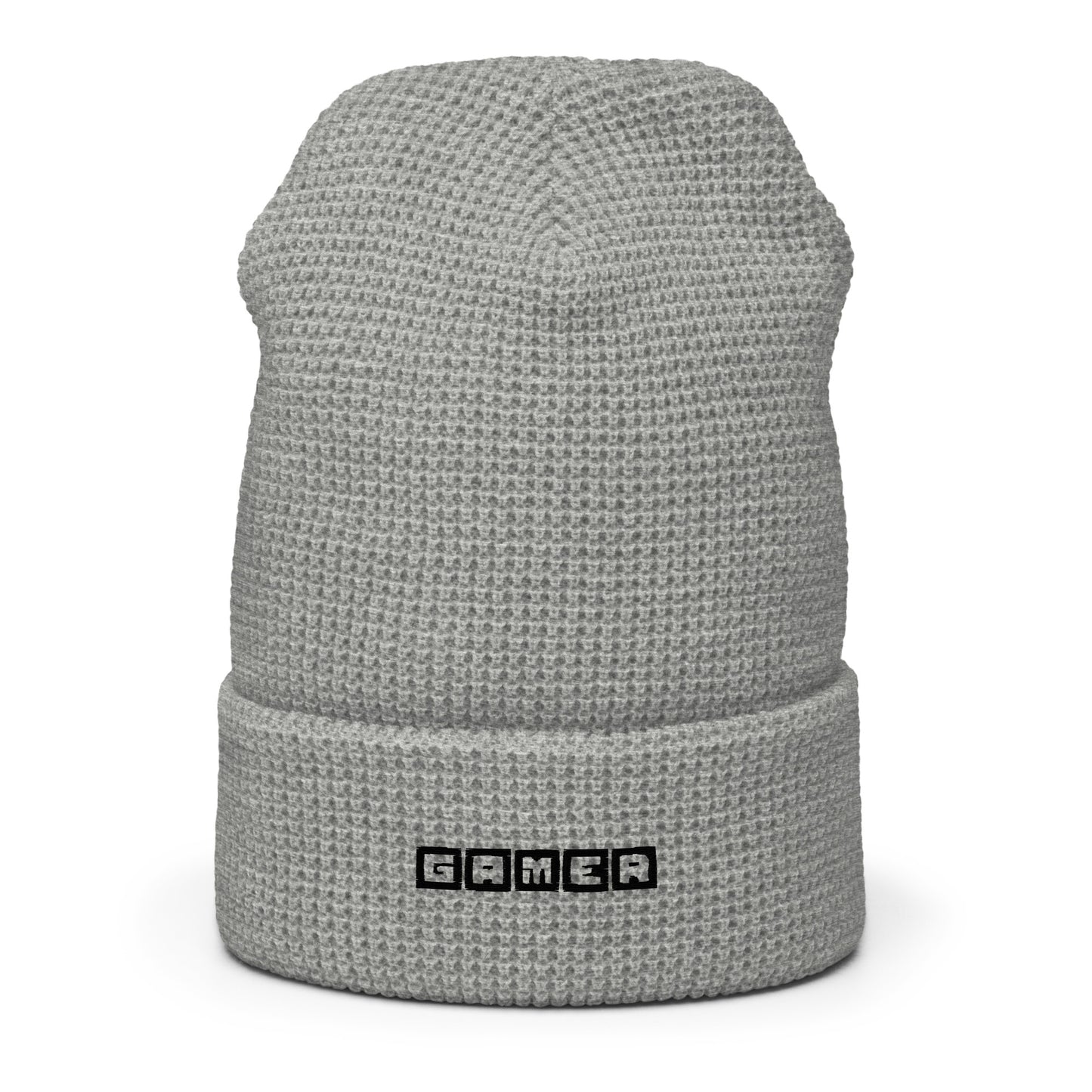 Black Font GaMeR Waffle beanie