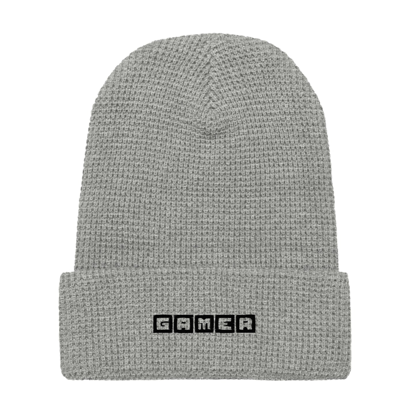 Black Font GaMeR Waffle beanie