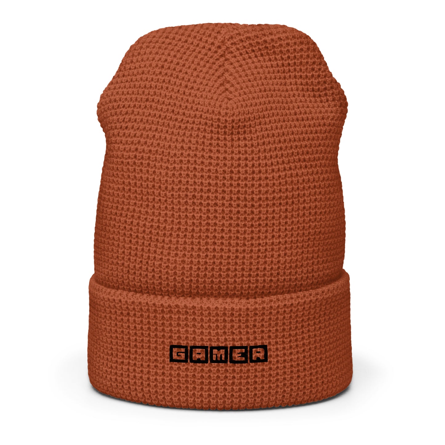 Black Font GaMeR Waffle beanie