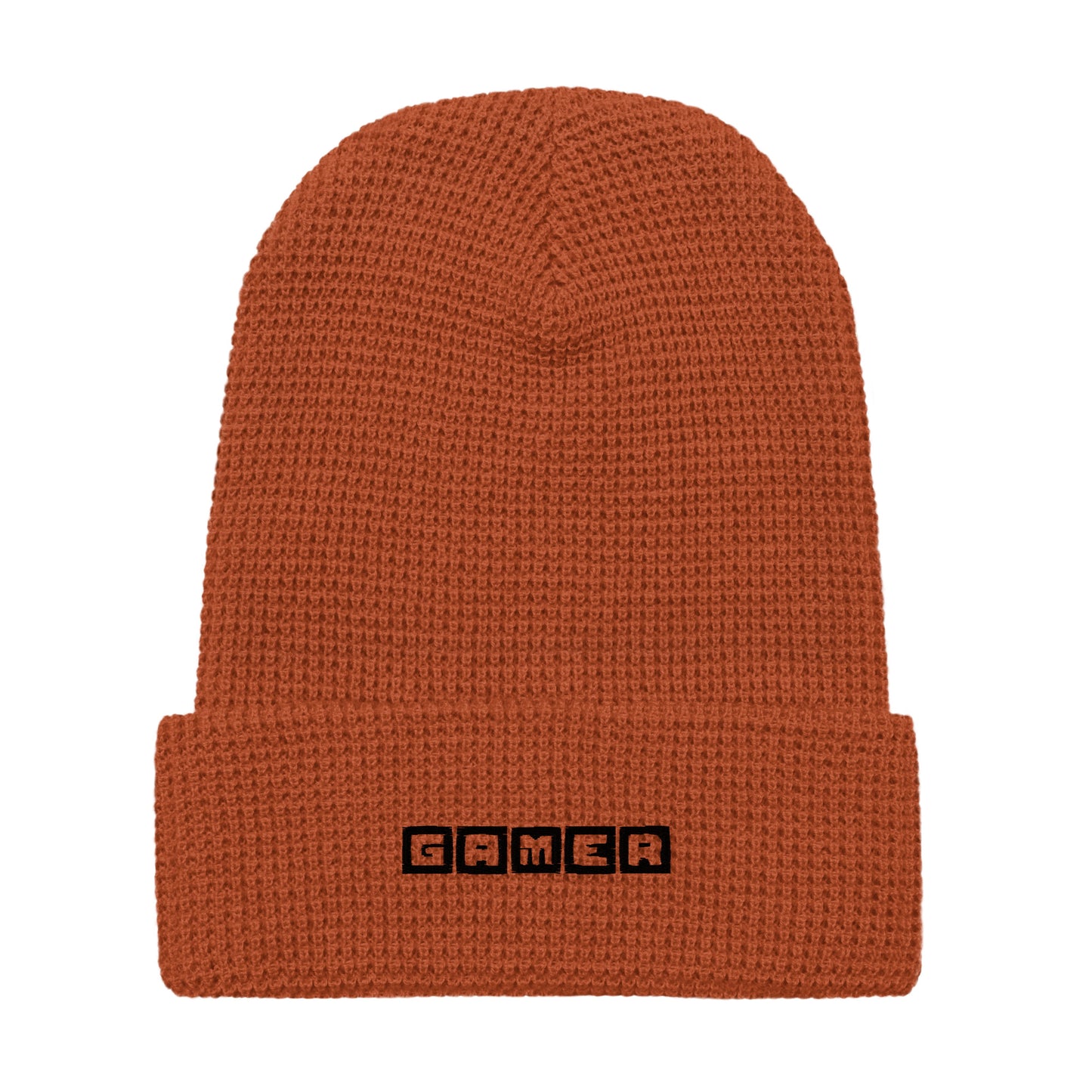 Black Font GaMeR Waffle beanie