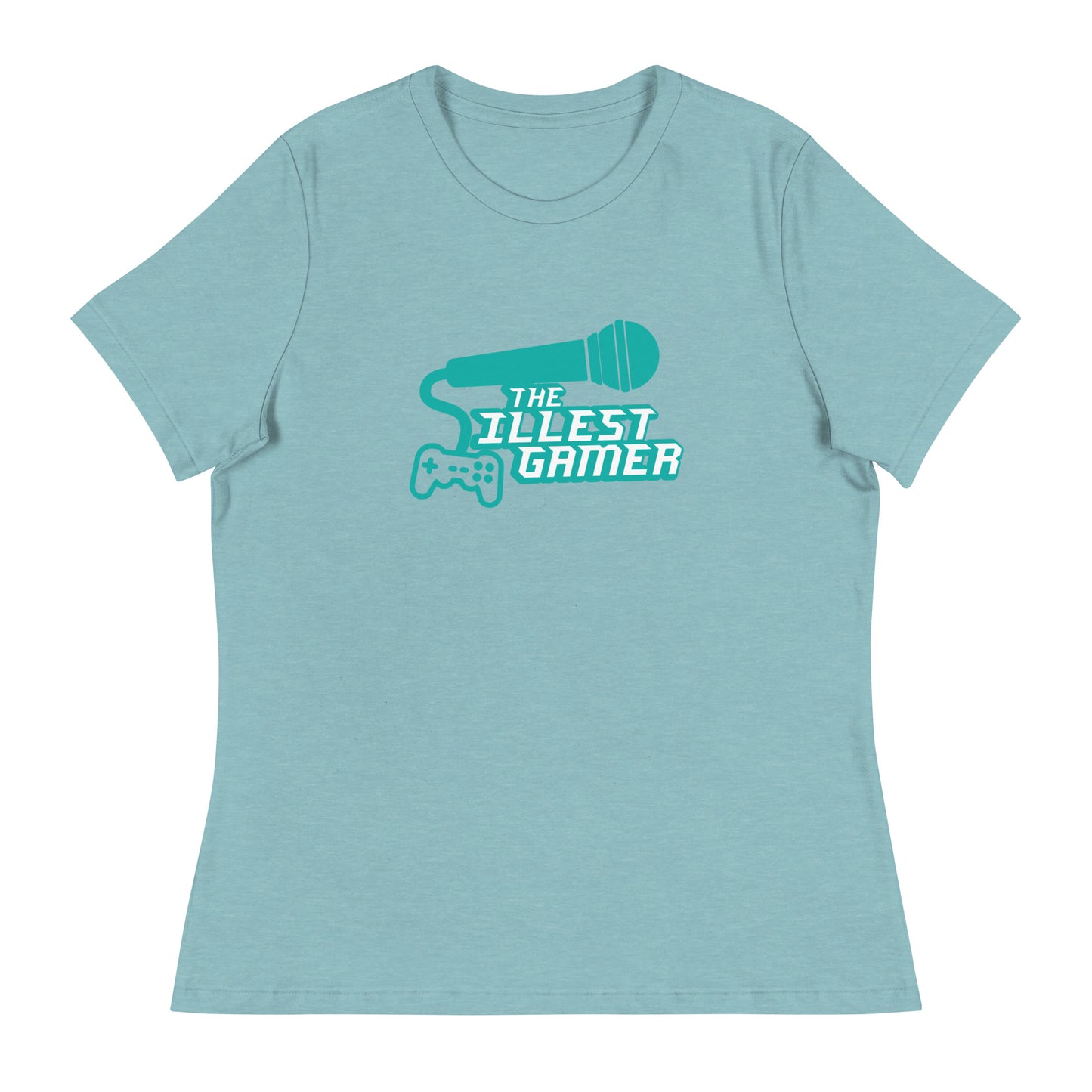 Women's Aqua Logo T-Shirt