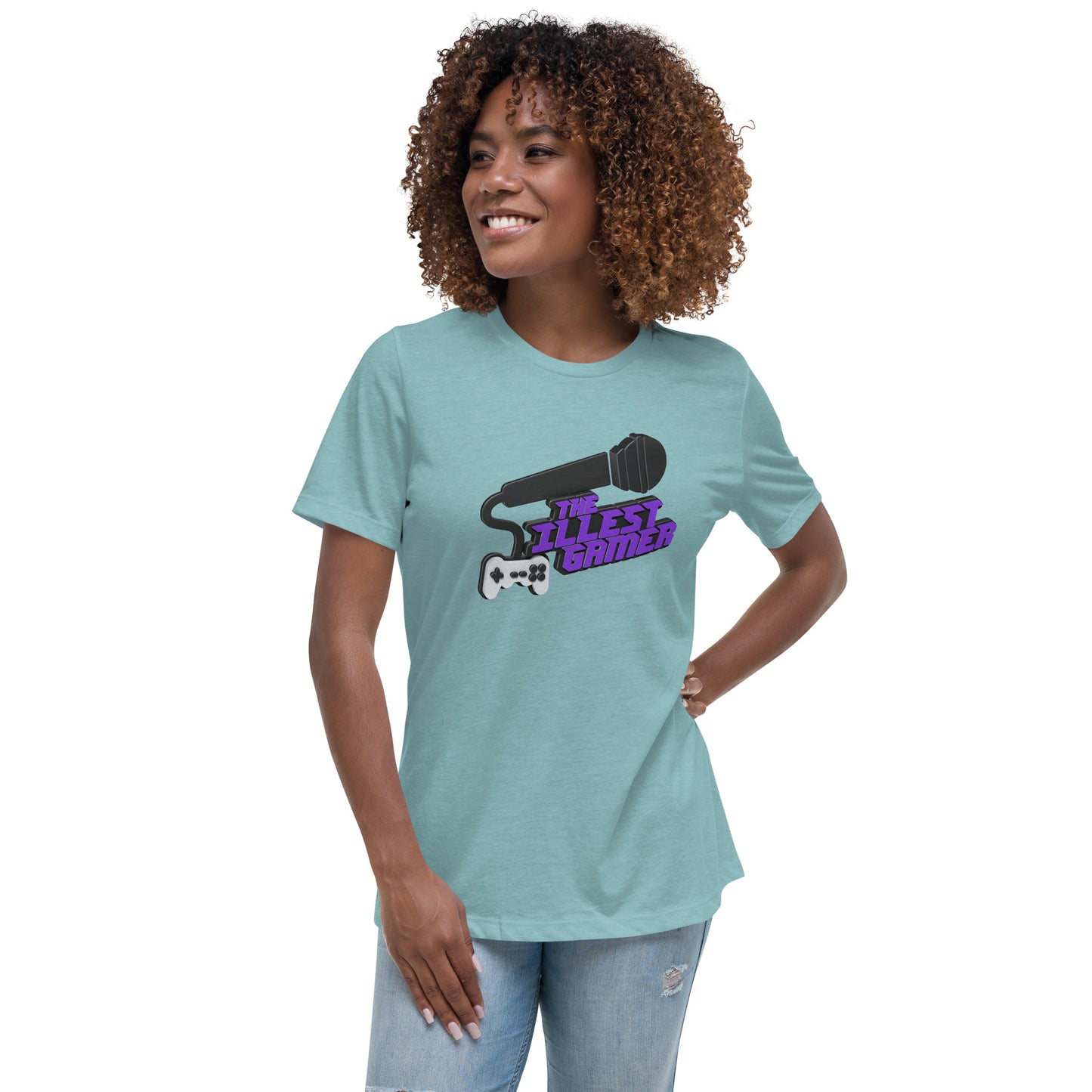 Women's Purple 3d Tee