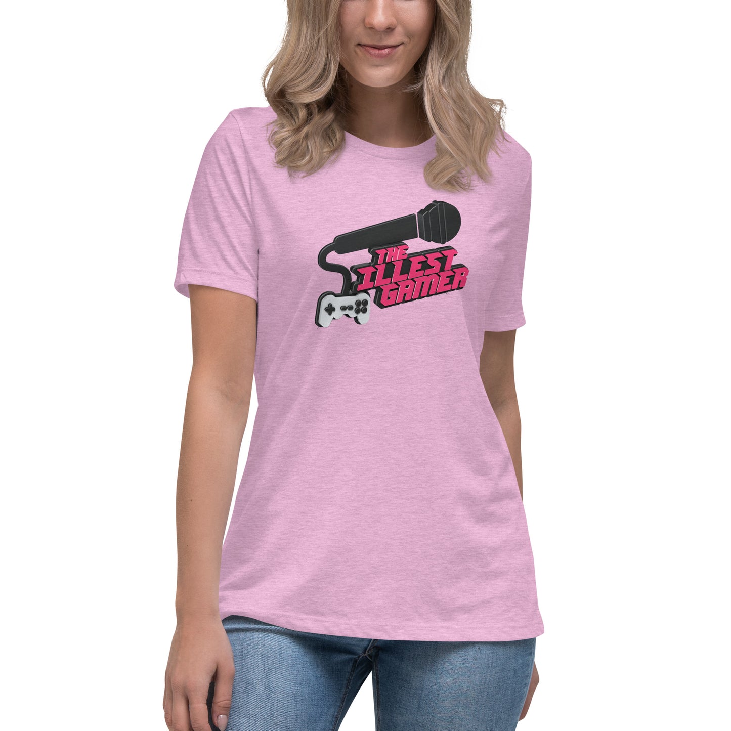 Women'sPink 3D tee