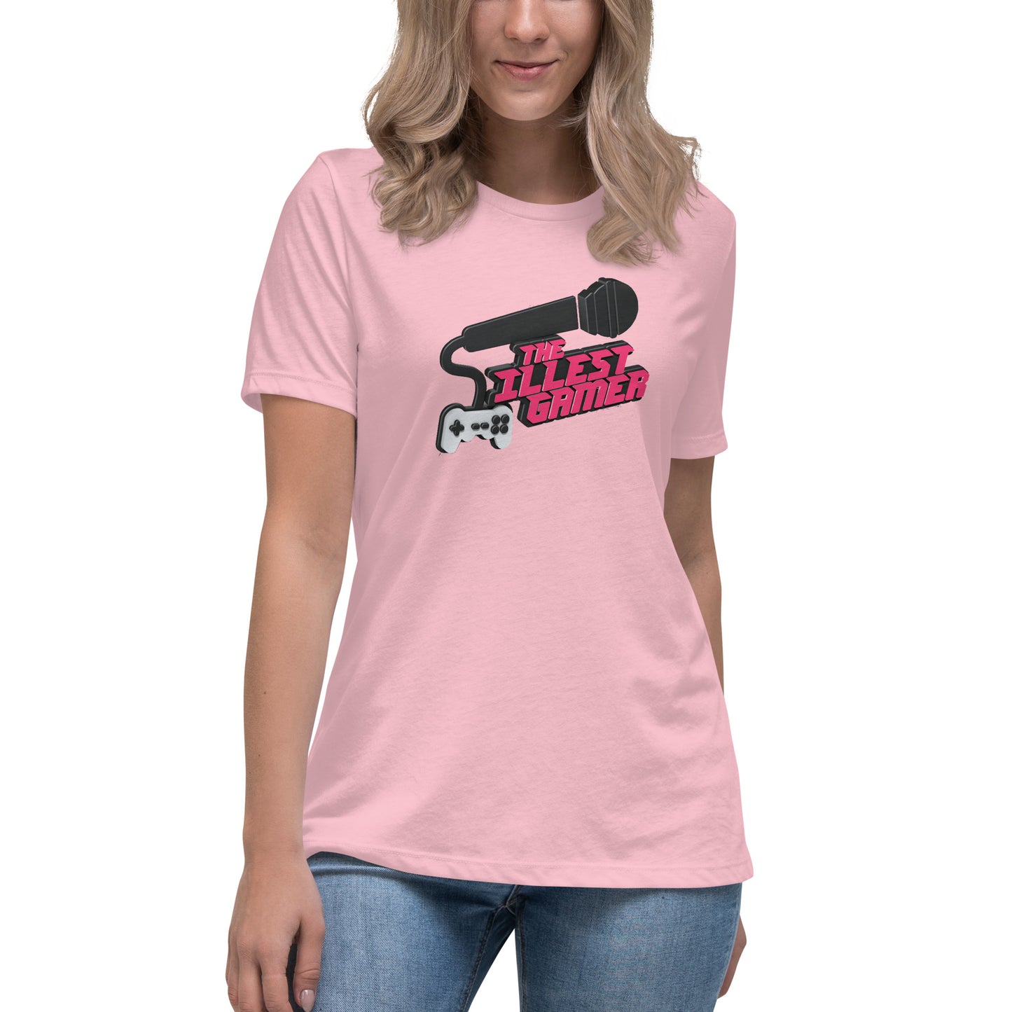 Women'sPink 3D tee