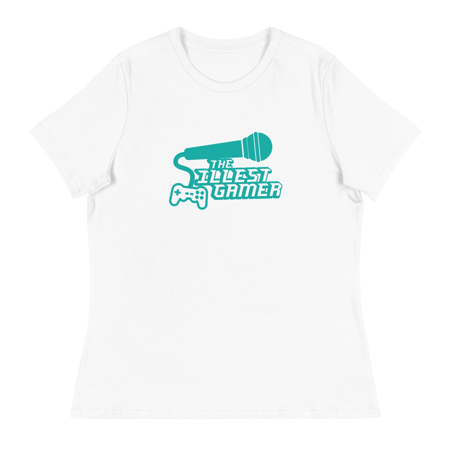 Women's Aqua Logo T-Shirt